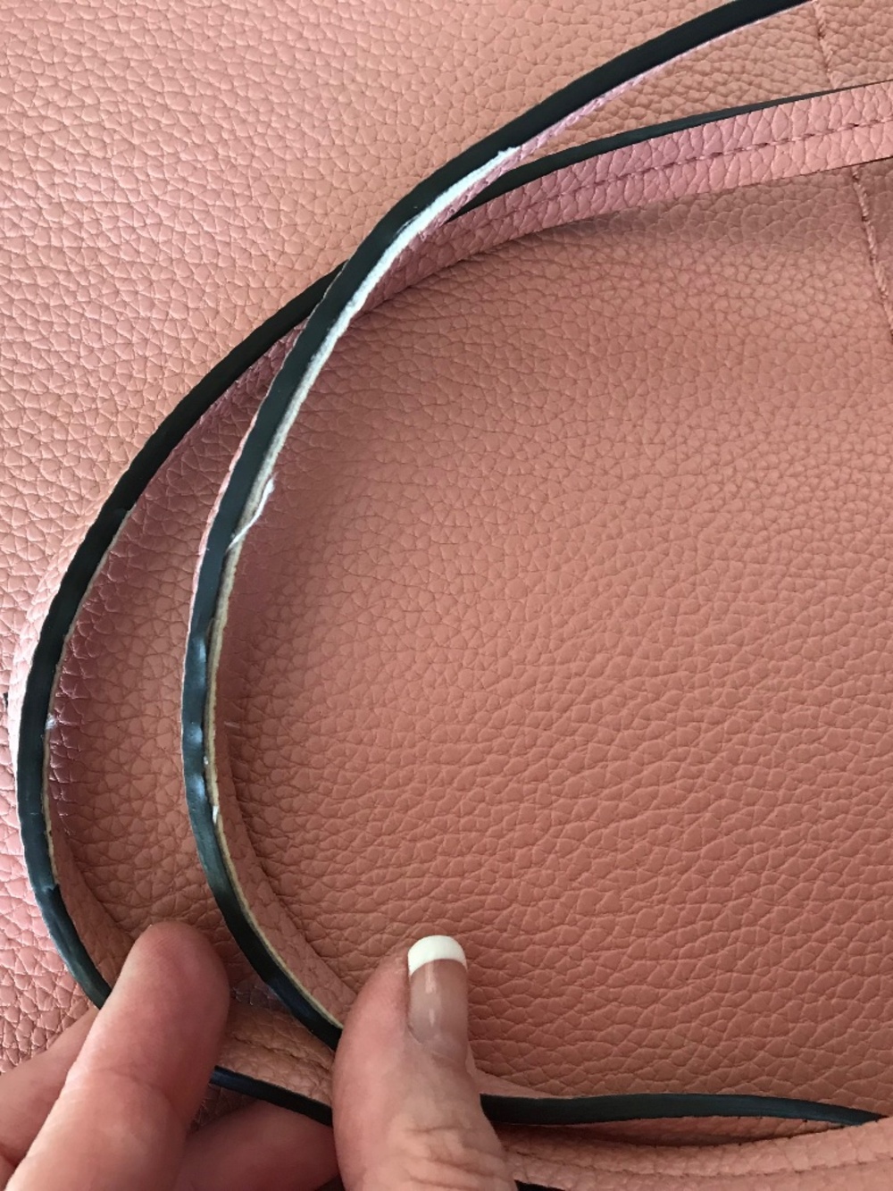 COQUETTE 🔥 TORY BURCH SOFT PINK LEATHER LARGE TOTE - Picture 13 of 16